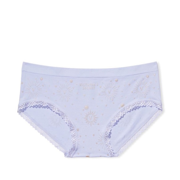 Victoria's Secret Bare Seamless Hiphugger Panty Icy Lavender Medium NEW - Picture 5 of 7